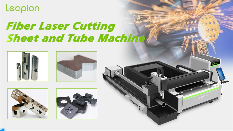 Máquina cortadora de tubos y láminas con láser de fibra LF-3015ST